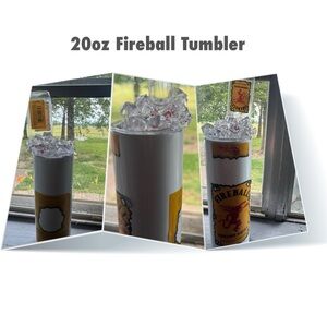 Fireball Tumbler 20oz